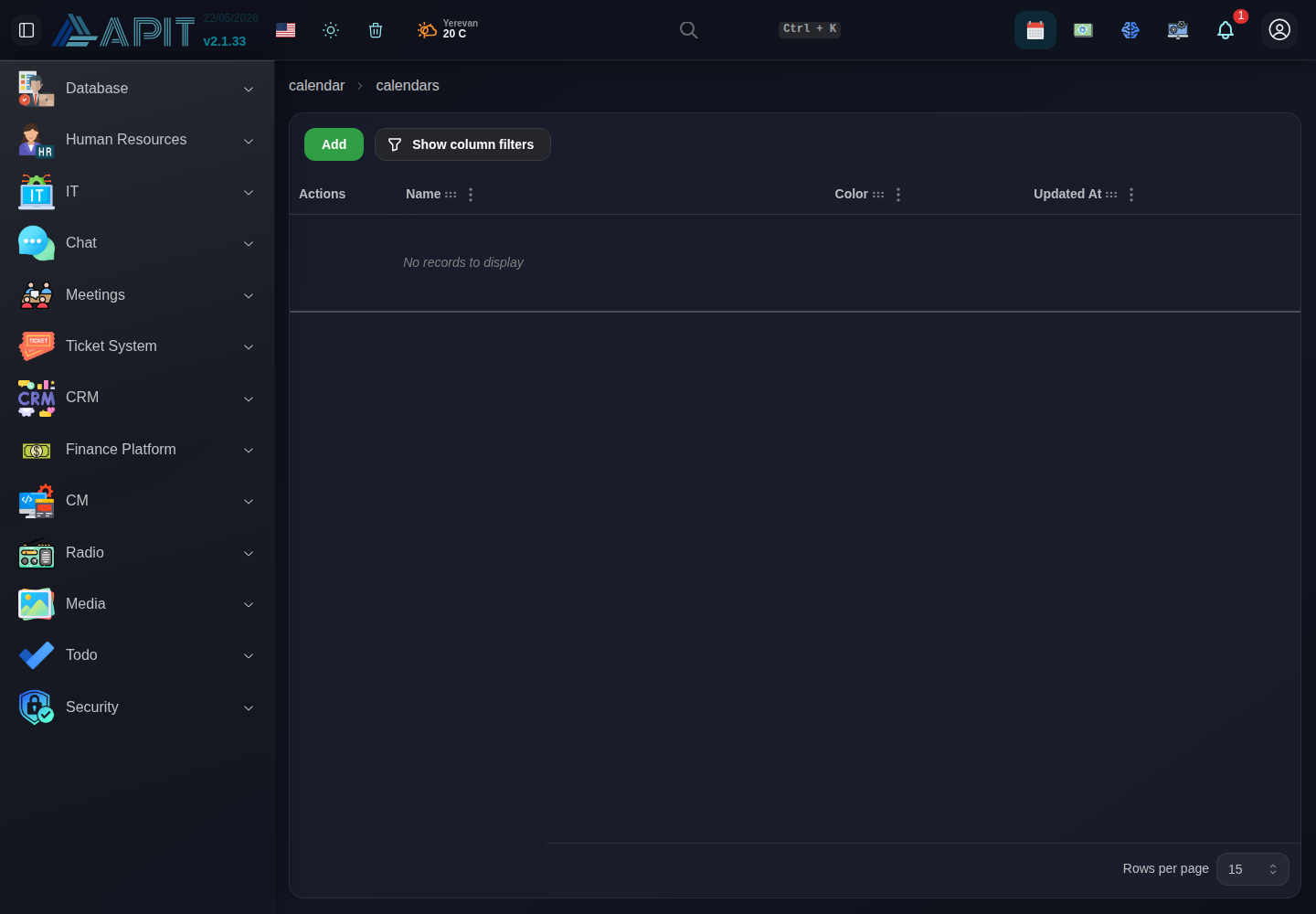 Calendar product view 2