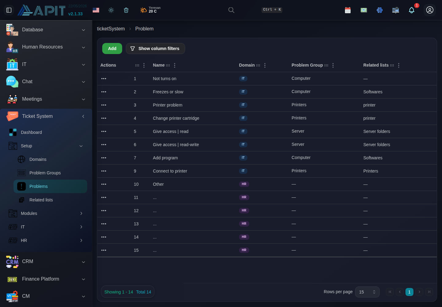 Ticket System product view 3