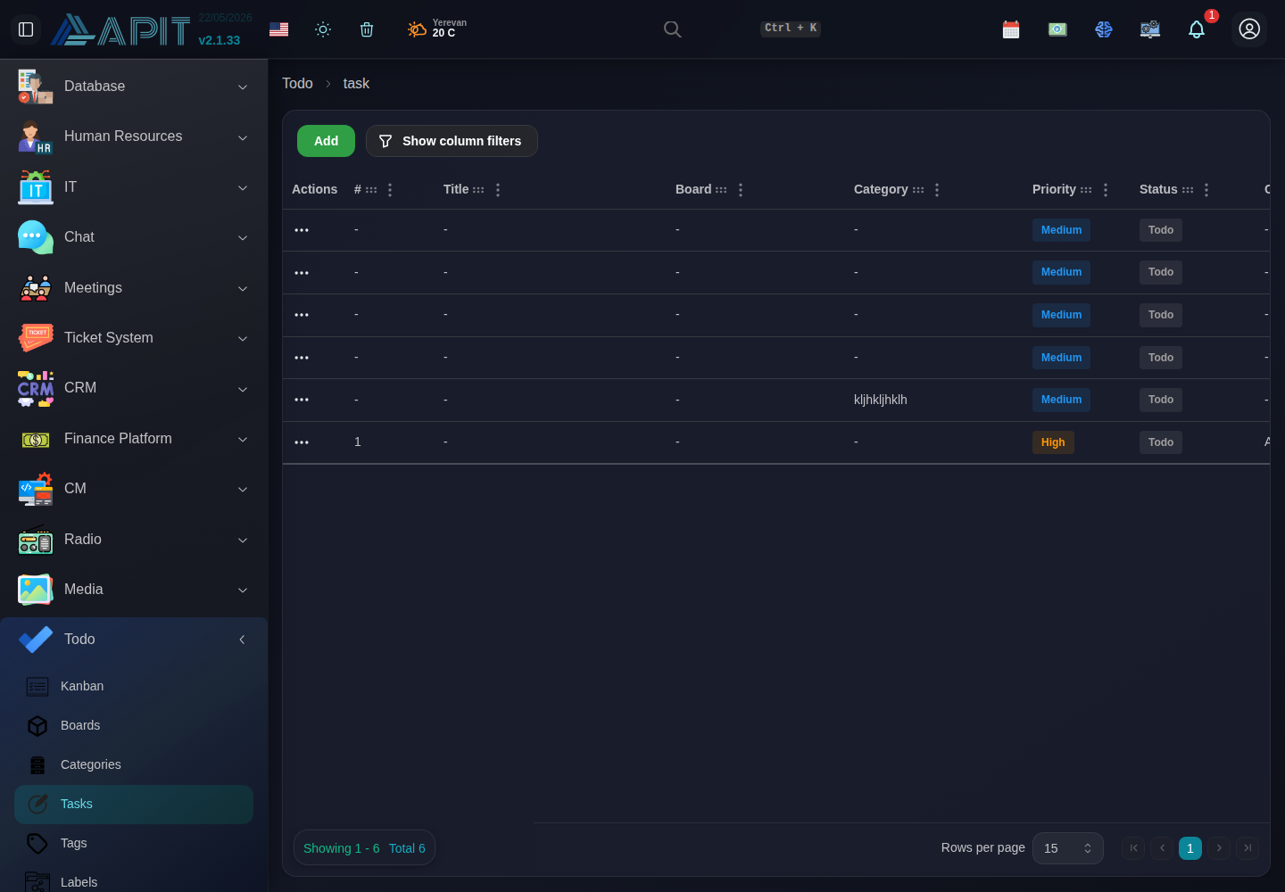 Todo product view 2